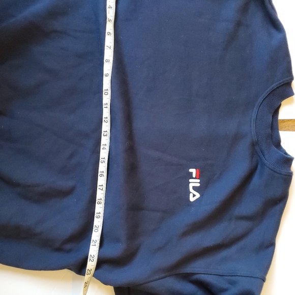 Fila Navy blue Mens Sweatshirt Size Large - Picture 6 of 7